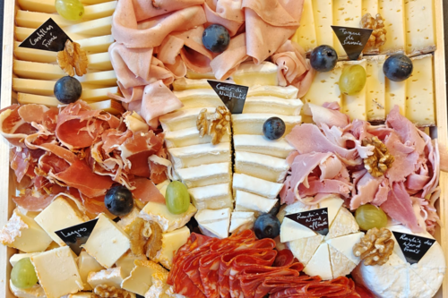Plateau Fromage et Charcuterie - 8 à 12 pers.
