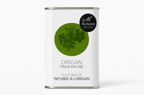 Huile d'olive infusée à l'origan 250ml