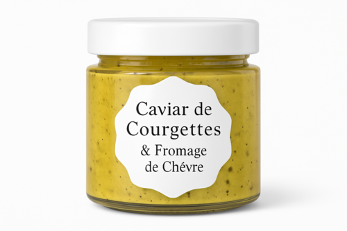 Caviar de Courgettes & Fromage de Chèvre