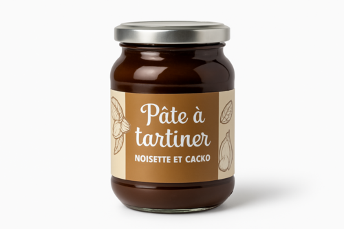 Pâte à tartiner noisette et cacao