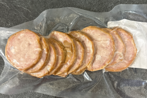 Saucisson à l’ail tranches