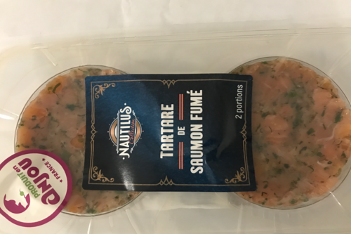 Tartare de saumon fume