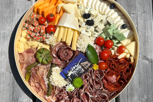 Plateau fromage-charcuterie 10 personnes (dispo en 4h)
