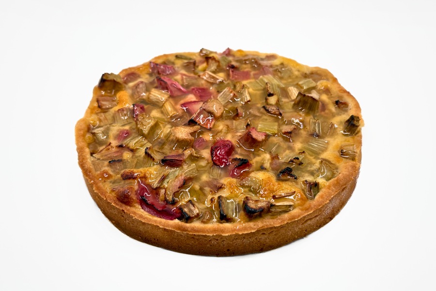 Tarte frangipane rhubarbe - 6prs