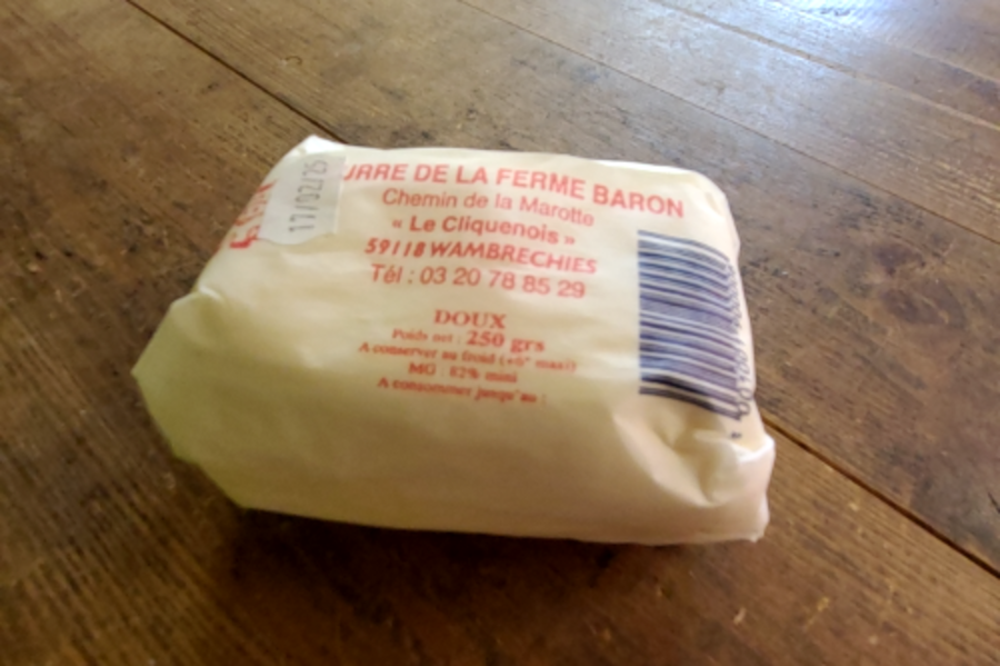 Beurre doux de la Ferme Baron 250g