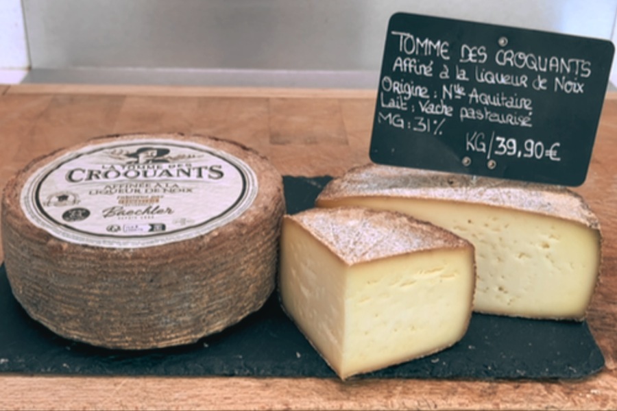 Tomme des Croquants affiné à la liqueur de noix