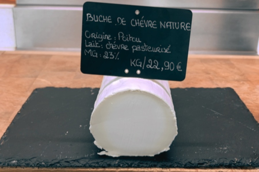 Bûche de chèvre nature